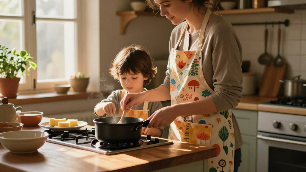 story apron cloth