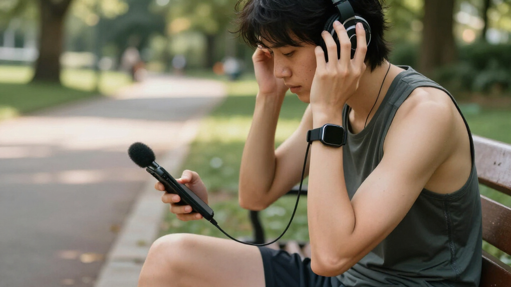 best headphone setup for sports podcasting
