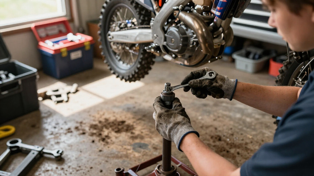 bike stands motocross