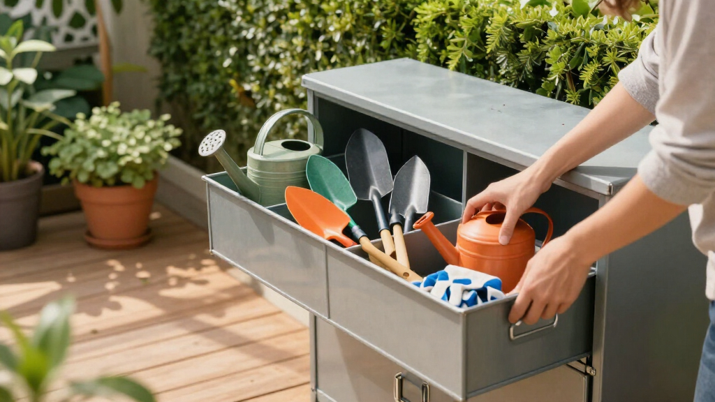 garden tool storage solutions