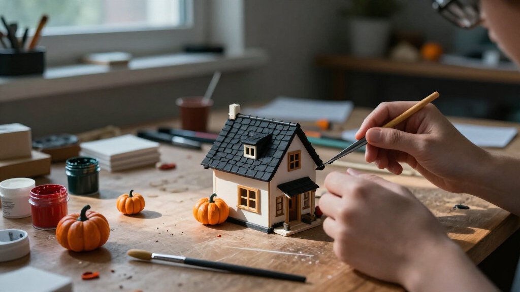 Halloween miniature model kits