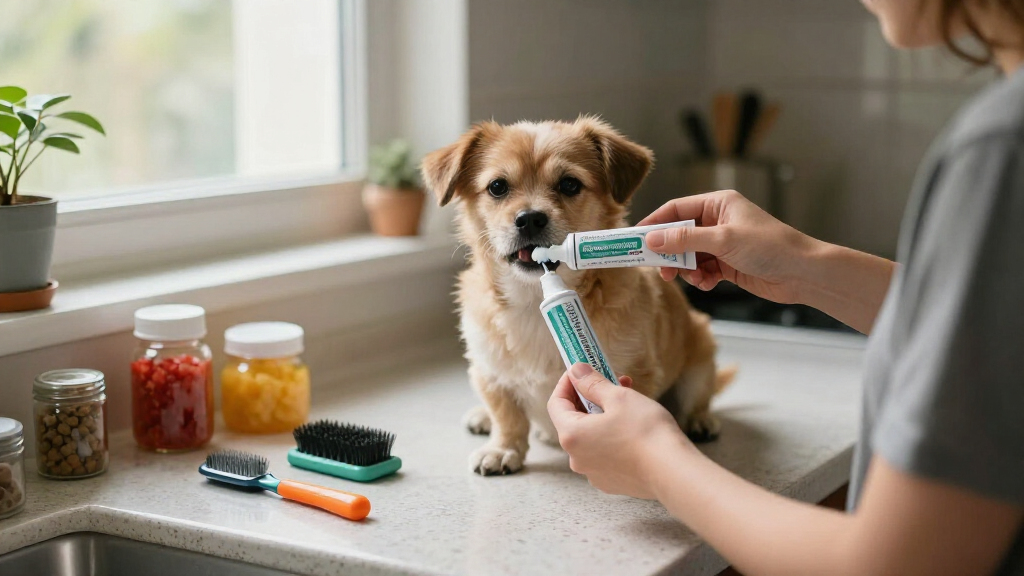 enzymatic dog toothpaste kit