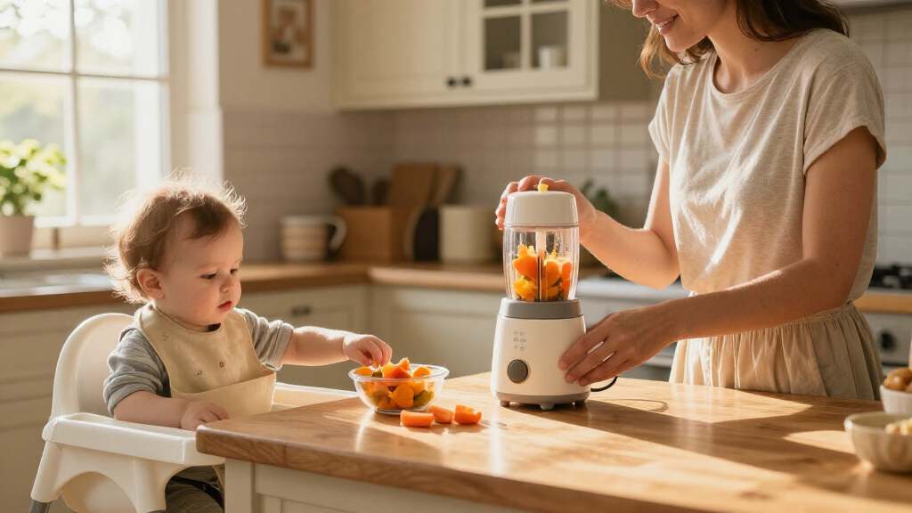 baby food maker for steaming and blending