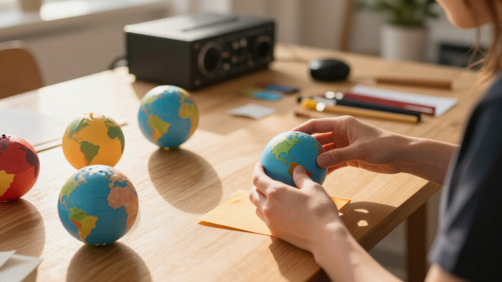 best folding paper globes