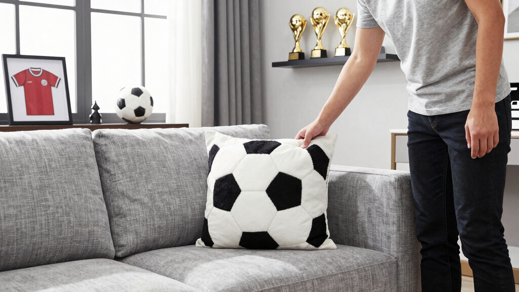 soccer-themed home decor