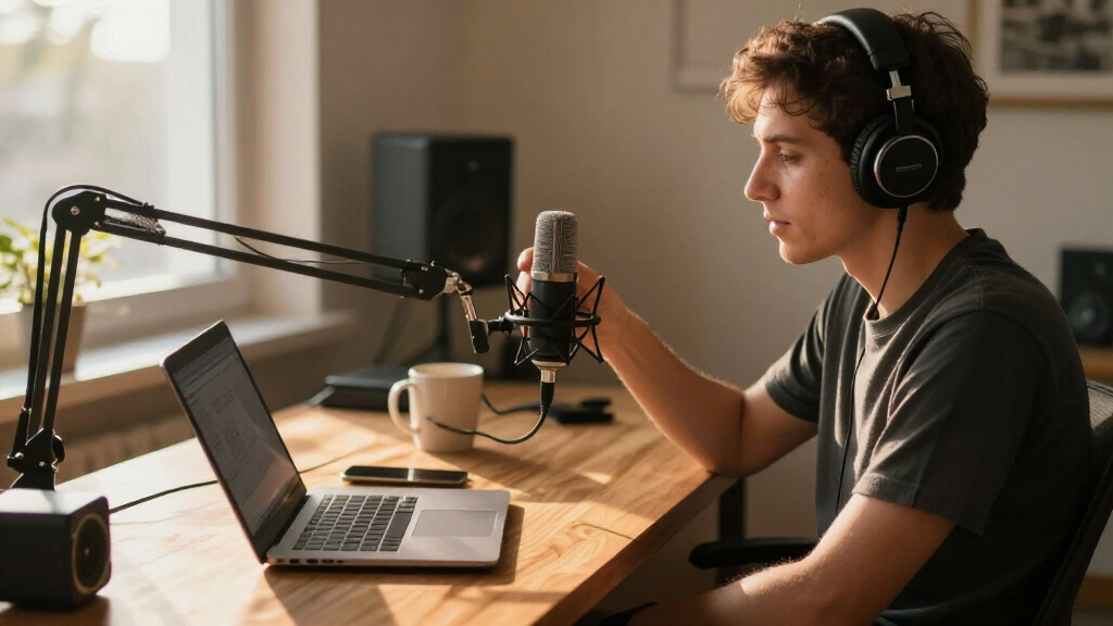 desks for podcast rooms