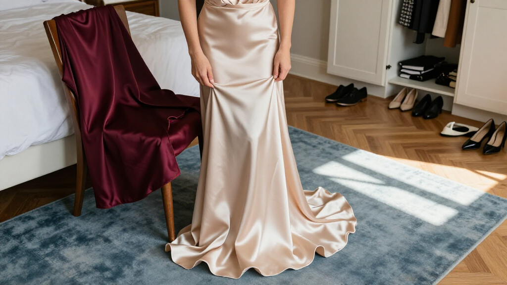 best silk and satin skirts