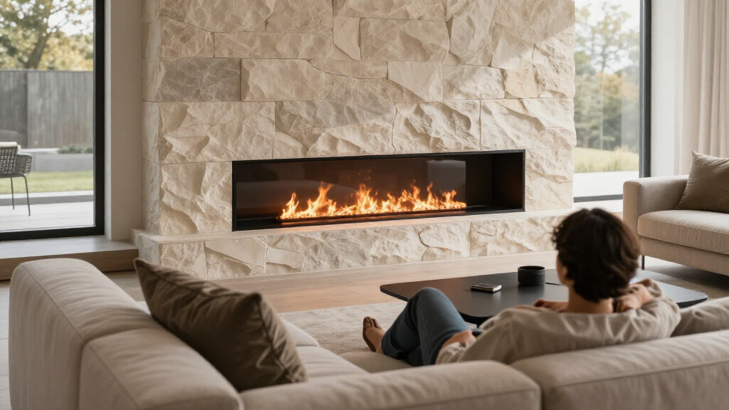 88 inch linear fireplaces for luxury interiors