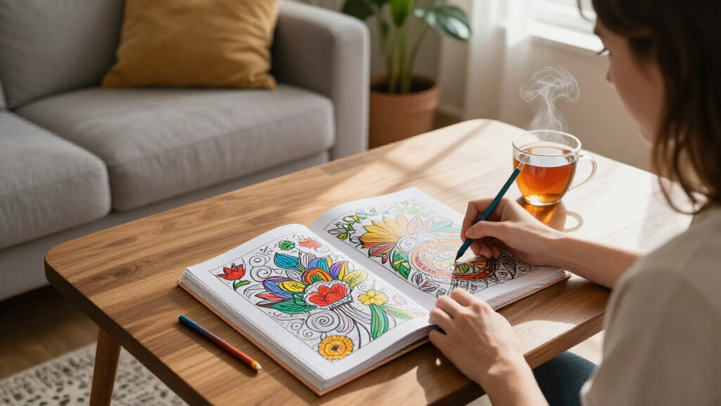 stress relief adult coloring books compared 4