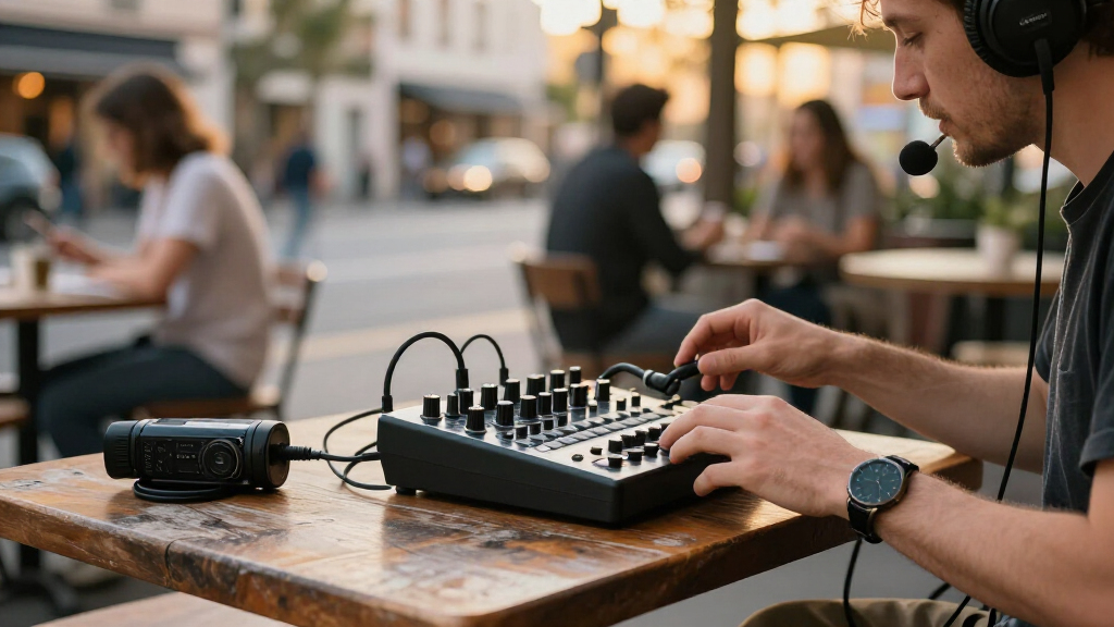 portable podcasting mixers