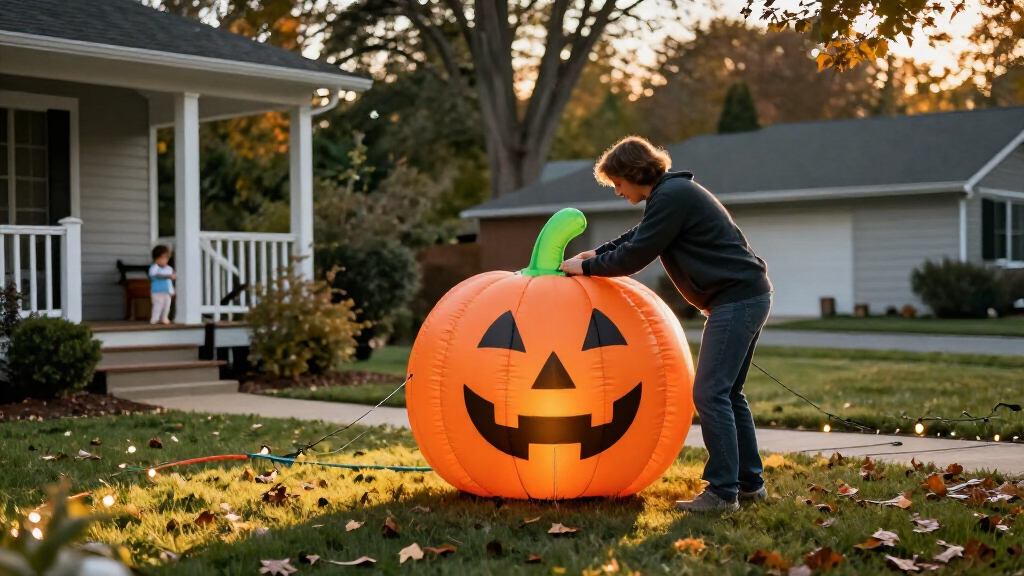 Halloween inflatables for yards