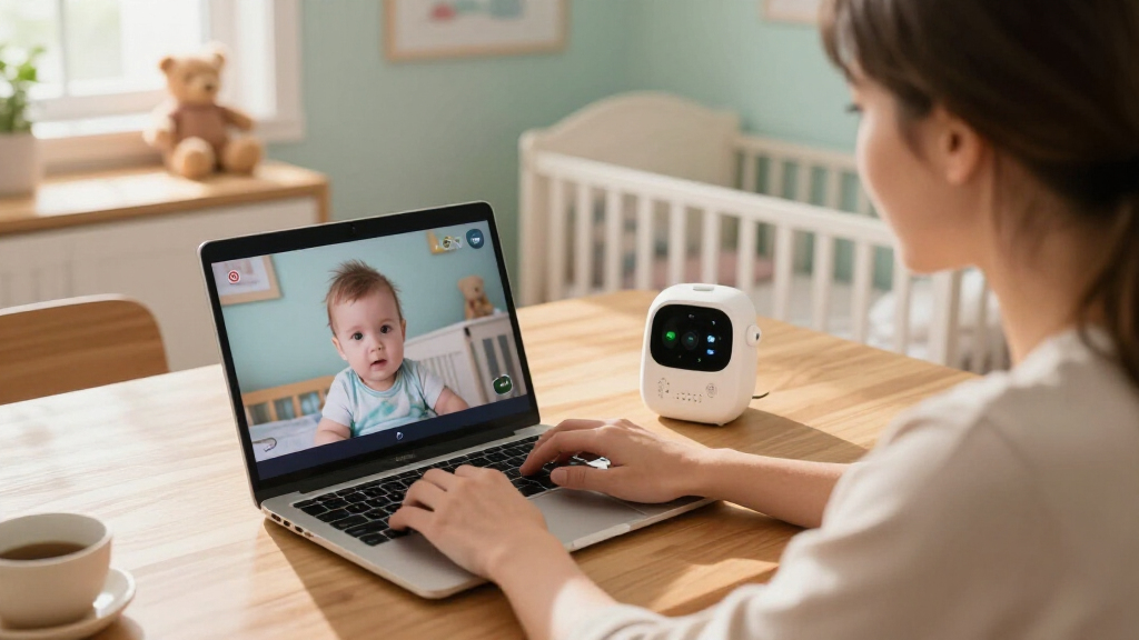 baby monitor with video and Wi-Fi