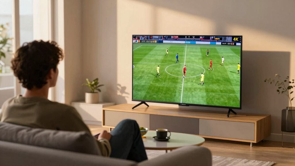 4K smart TVs for soccer viewing