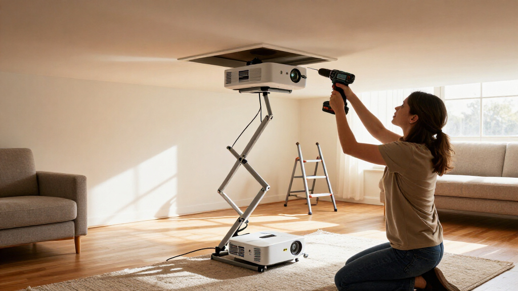 motorized projector lifts