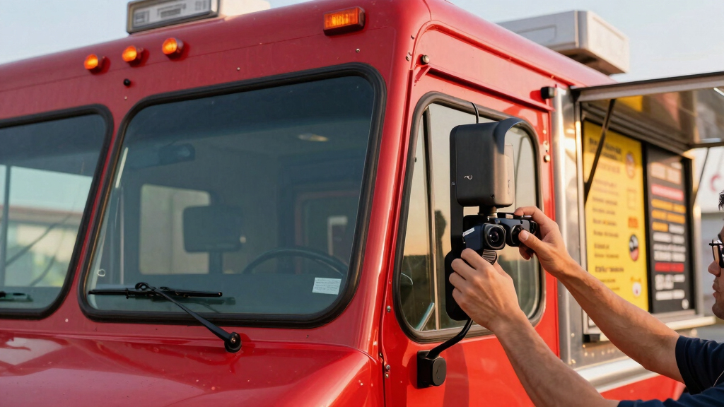 best front and rear dash cams for food truck business