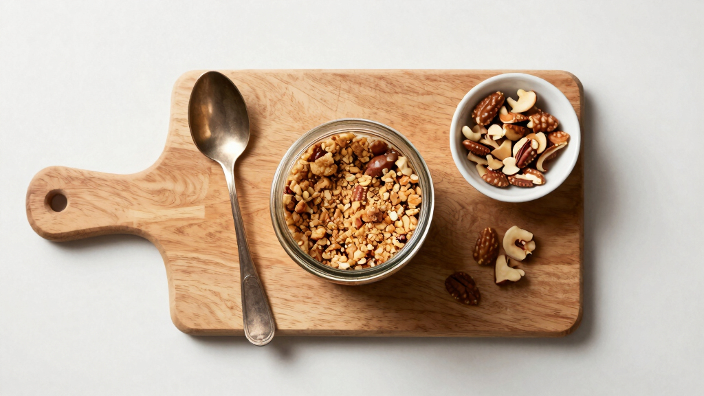 nutcrumble dessert topping