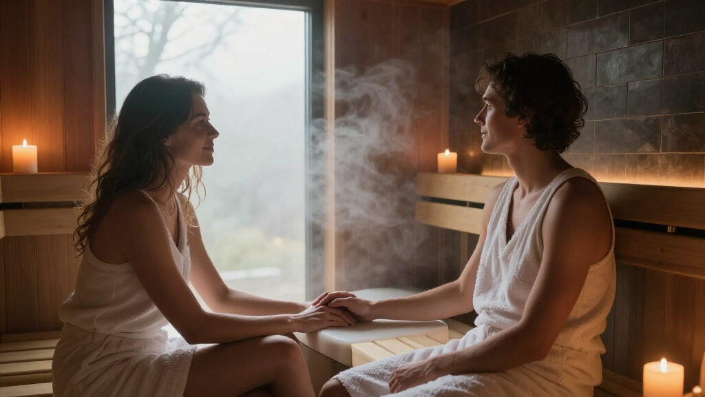 luxury home saunas for two people