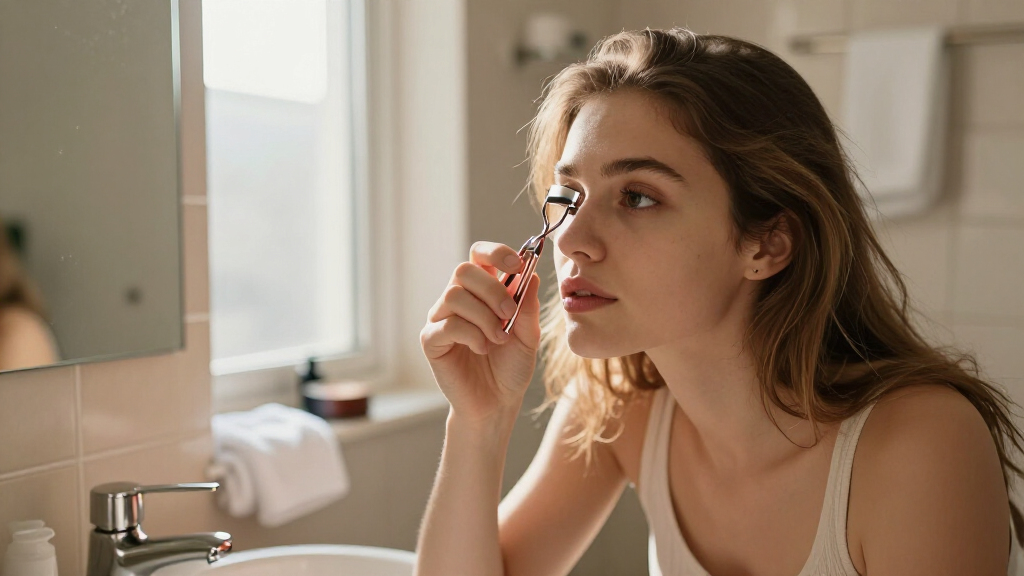 heated eyelash curlers