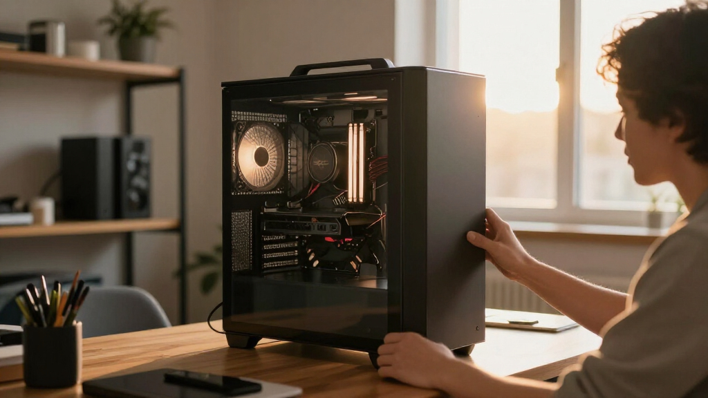 pc cases with tempered glass