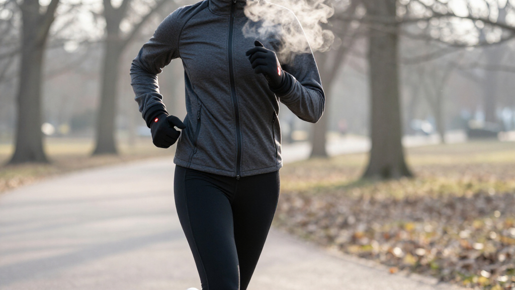batterypowered heated gloves running