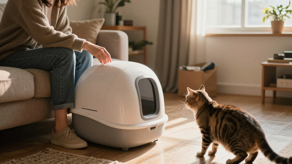automatic cat litter boxes