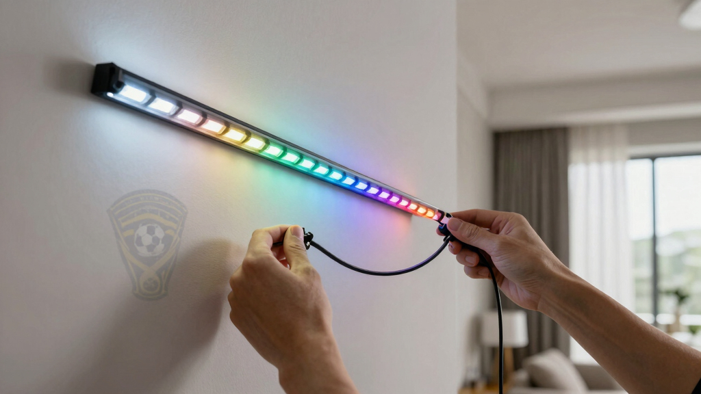 soccer fan LED light strips