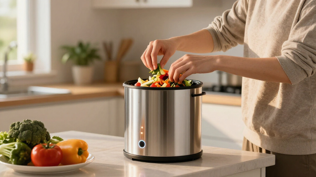 electric compost bin for kitchen
