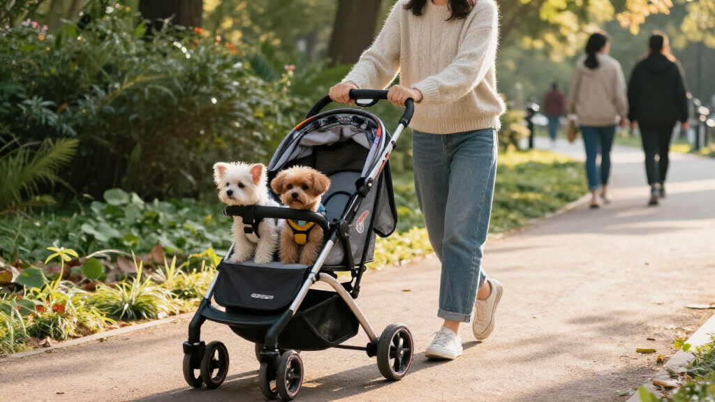 best double dog stroller for two small dogs