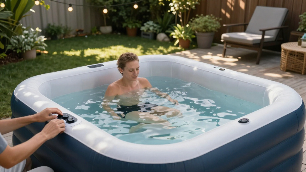 best inflatable hot tub for backyard
