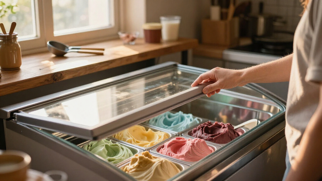gelato storage freezers