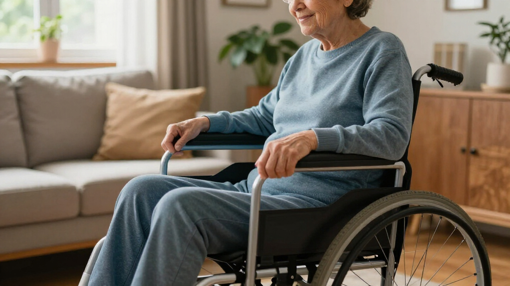 lightweight wheelchair for elderly