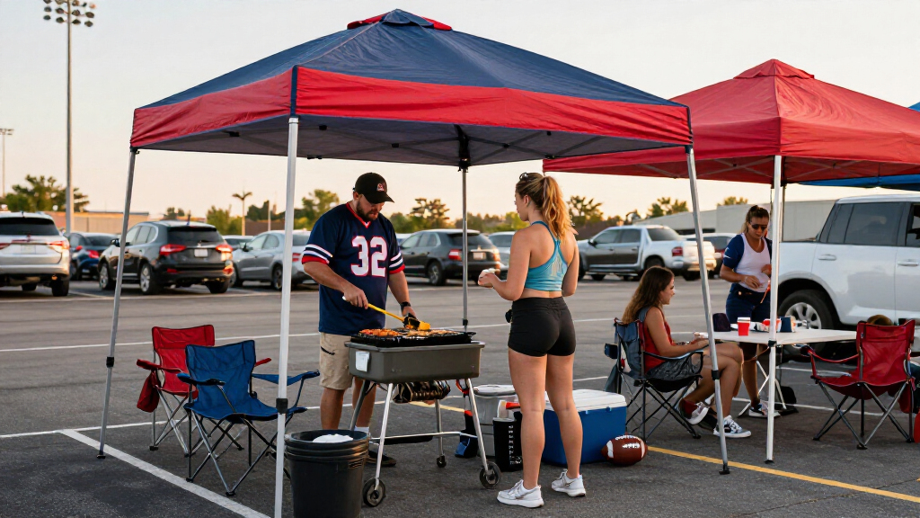football tailgate tents