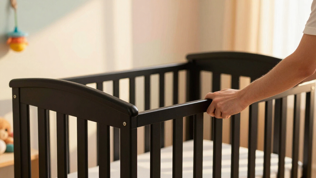 best black convertible cribs