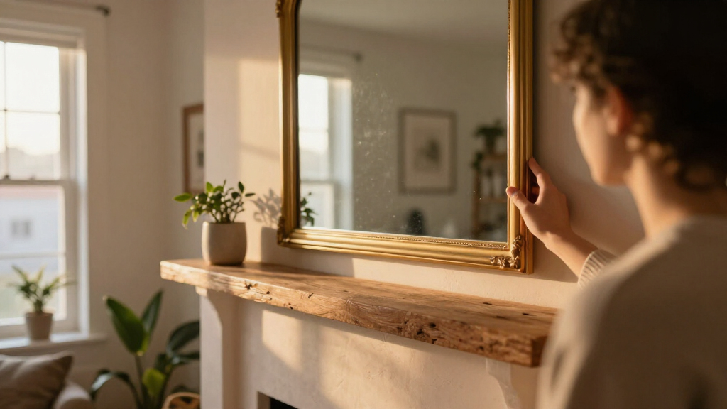 best framed mirror for mantel