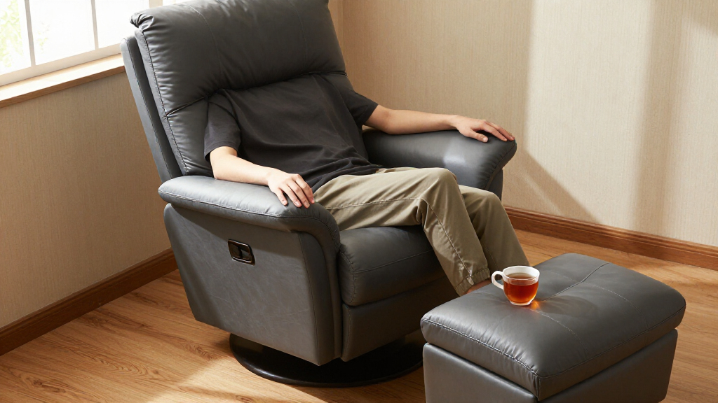 best premium reading chair with ottoman