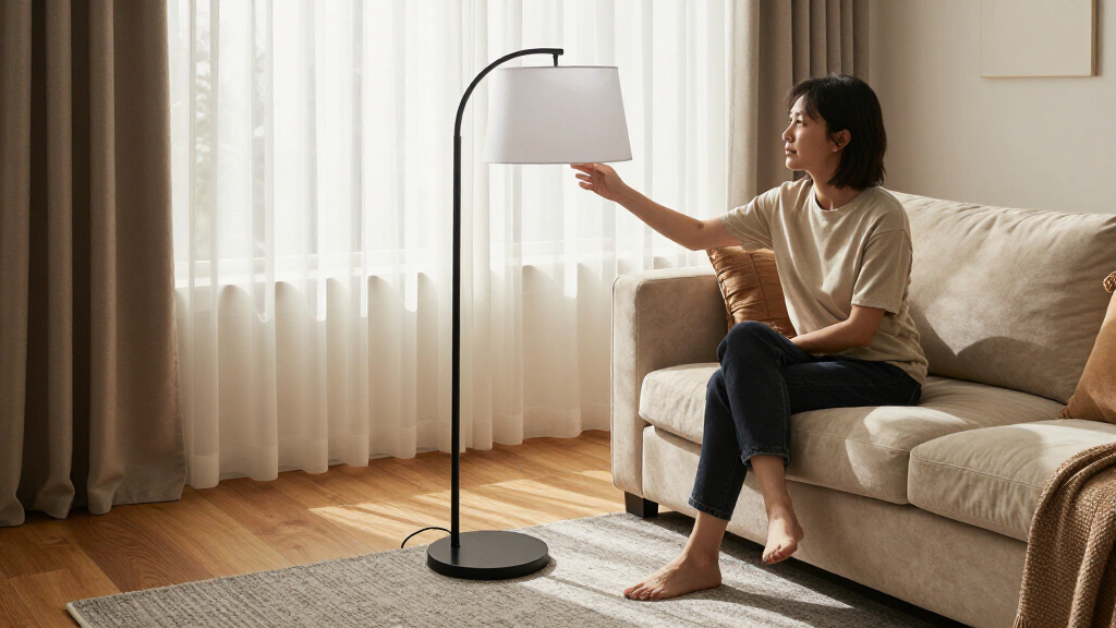 statement floor lamp for living room