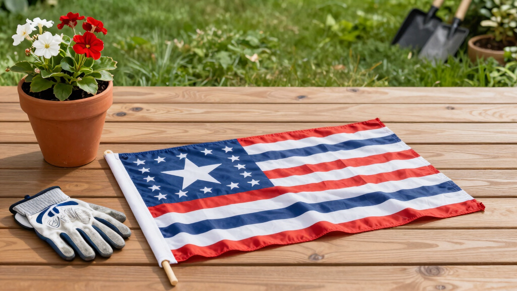 patriotic garden flags