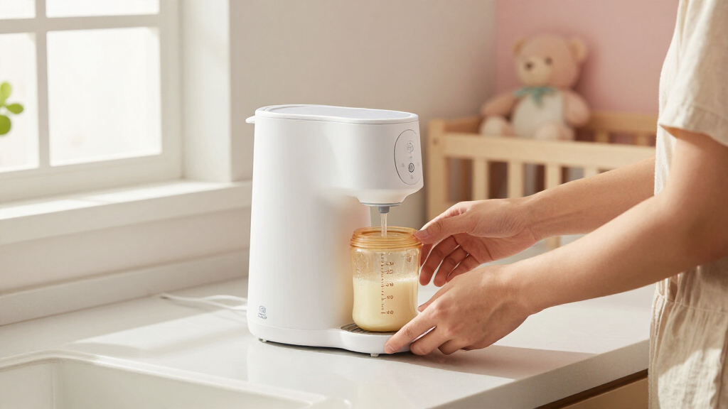 baby formula dispensers with temperature control