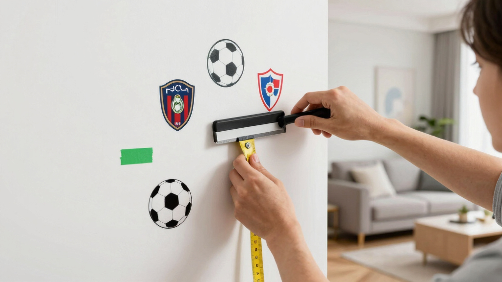 soccer-themed wall art