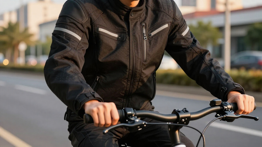 protective motorcycle jacket for e bike commuting