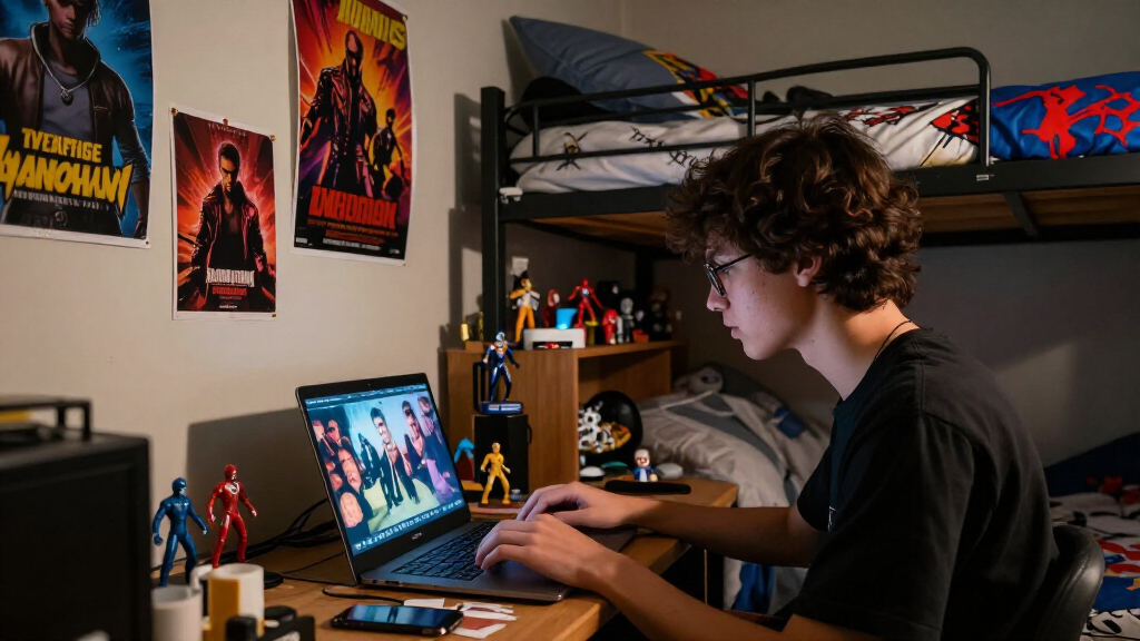 pop culture-themed dorm decor
