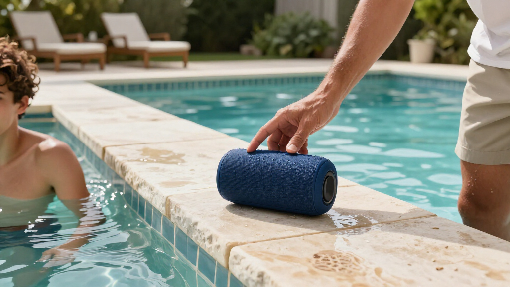 poolside waterproof speakers