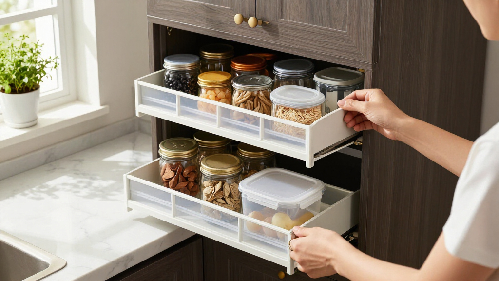 best deep kitchen cabinet organizers