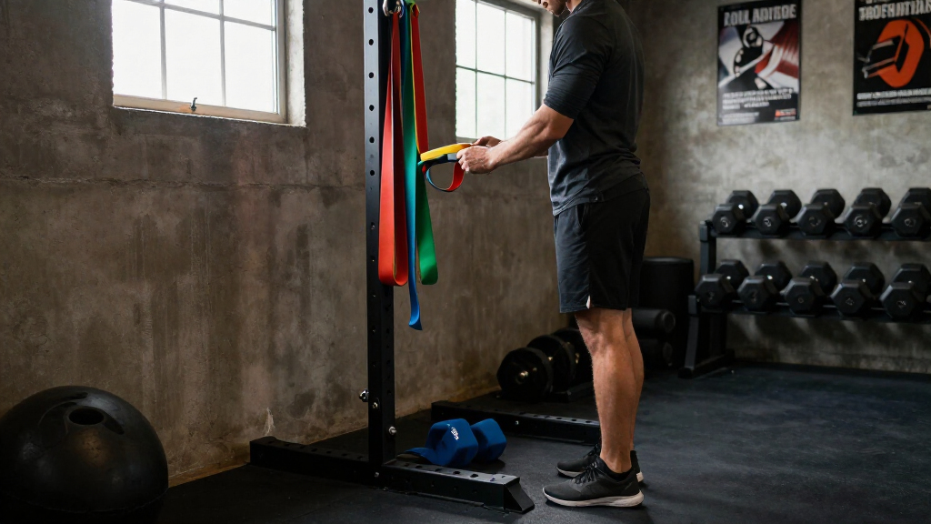 rack for basement home gym