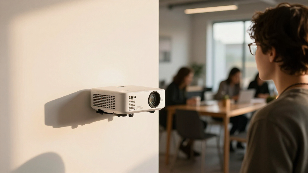Projector for coworking event space