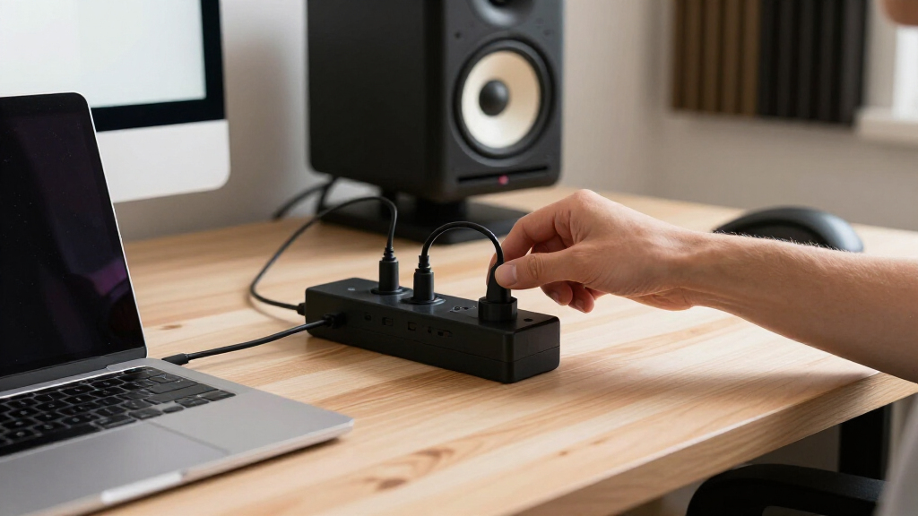 deskmounted power strips