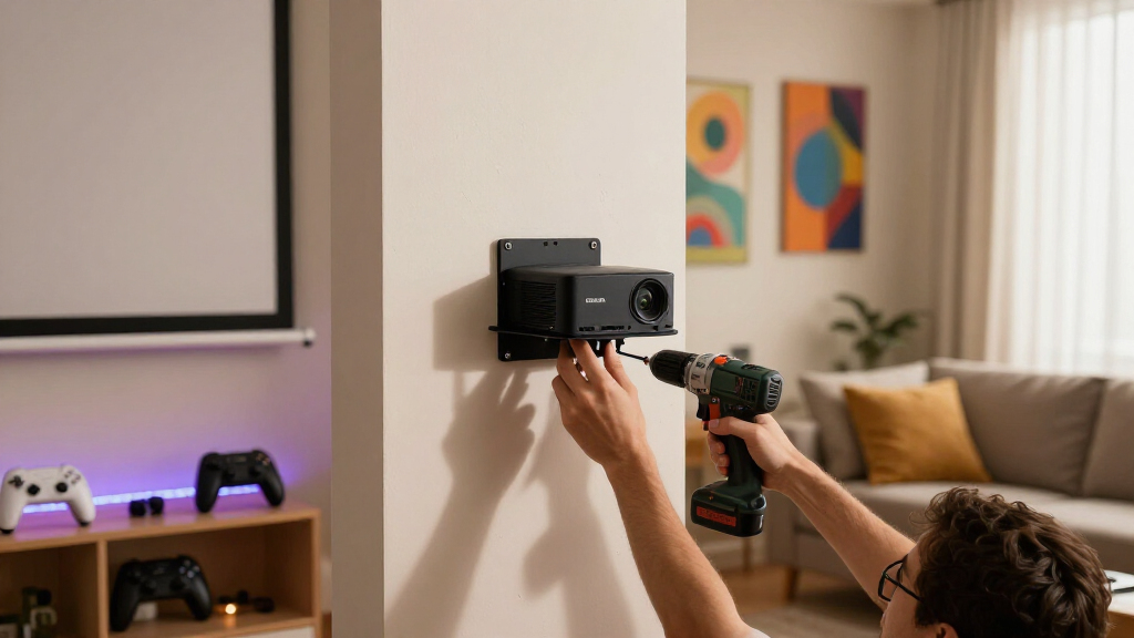 game room decor for projector setups