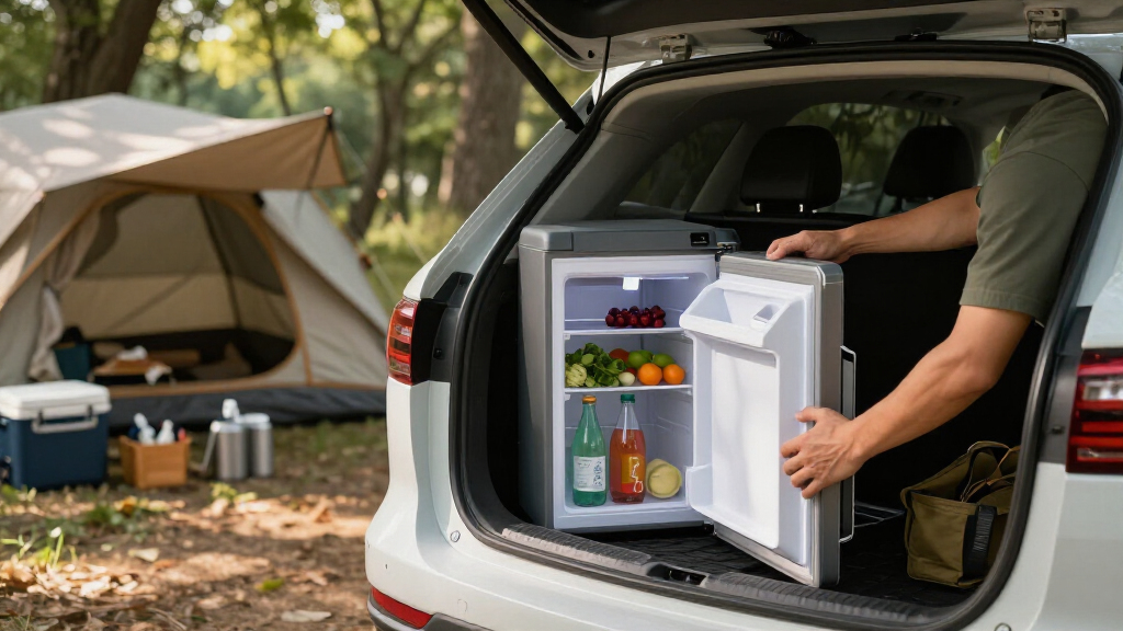 12v portable refrigerator freezer for car camping