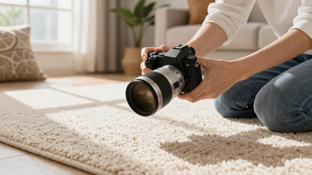 4k camera for rug photography