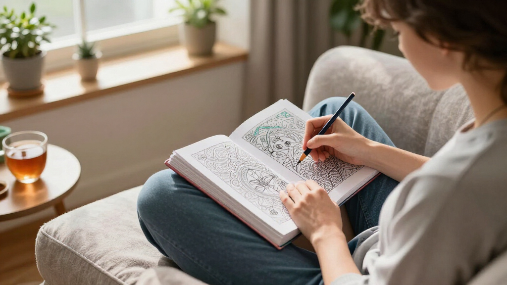 adult stress relief coloring books